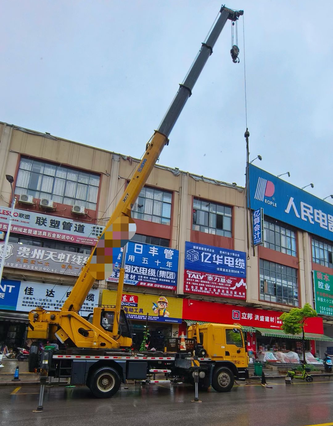 河口县吊车吊机租赁桥梁吊装